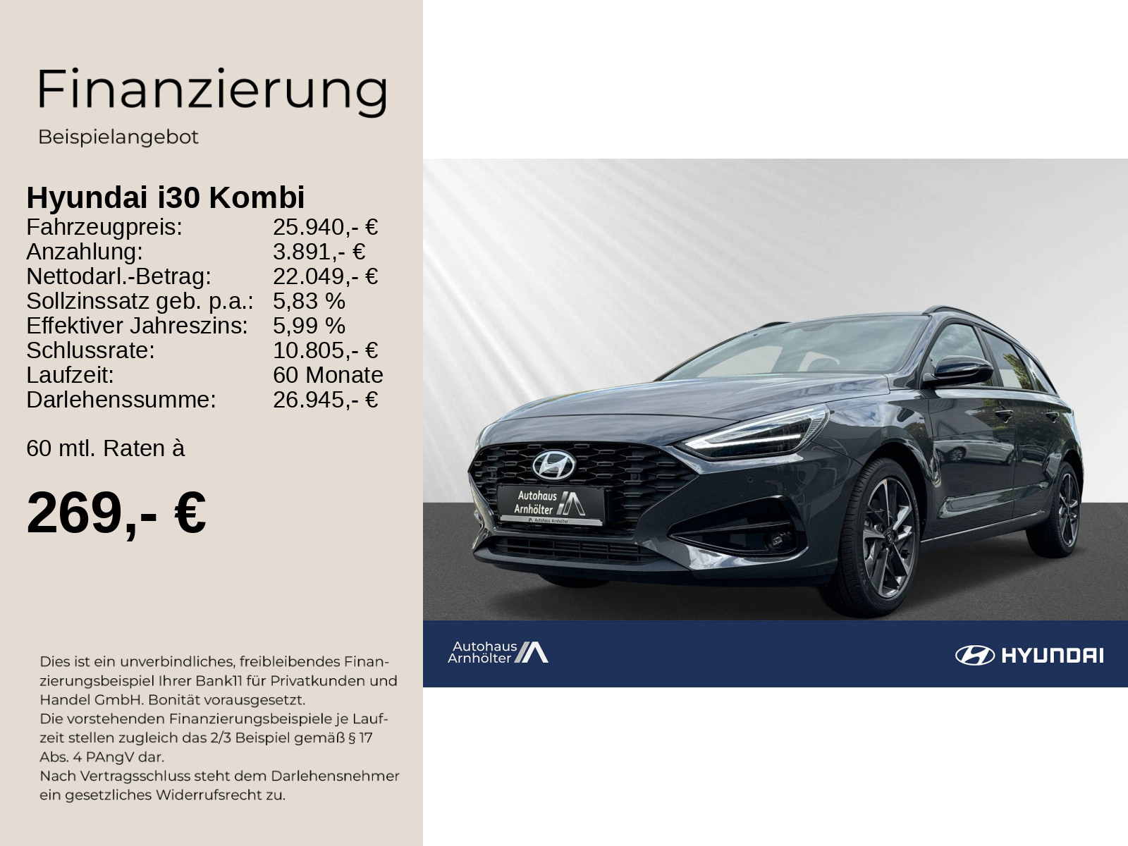 i30 KOMBI MY25 1.0T-GDi 7DCT ADVANTAGE+PLUS-PAKE