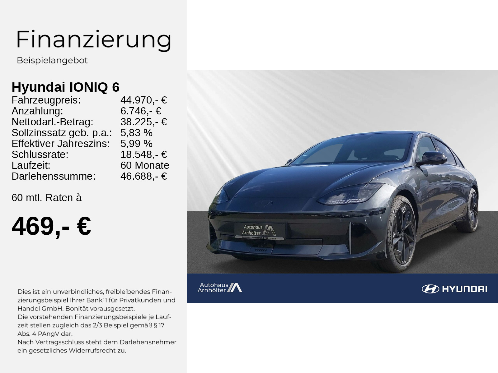 IONIQ 6  77,4 kWH FIRST-EDITION 4WD +LED+HEADUP+