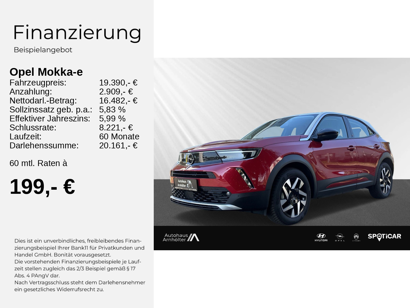 Mokka-e Elegance +TECHNOPAKET+SITZ&LENKHEIZ+KAME