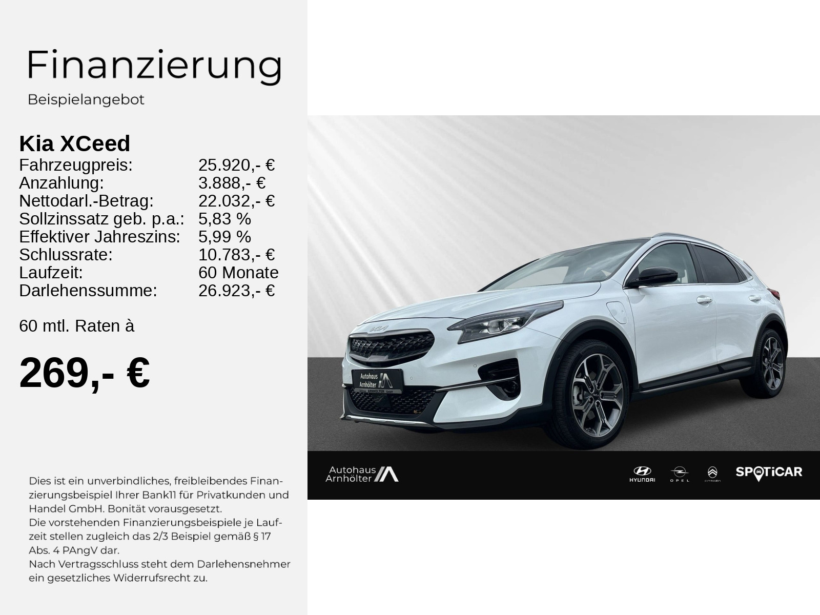 XCeed 1.6 GDI Plug-in Hybrid Platinum +LHZ+SHZ++