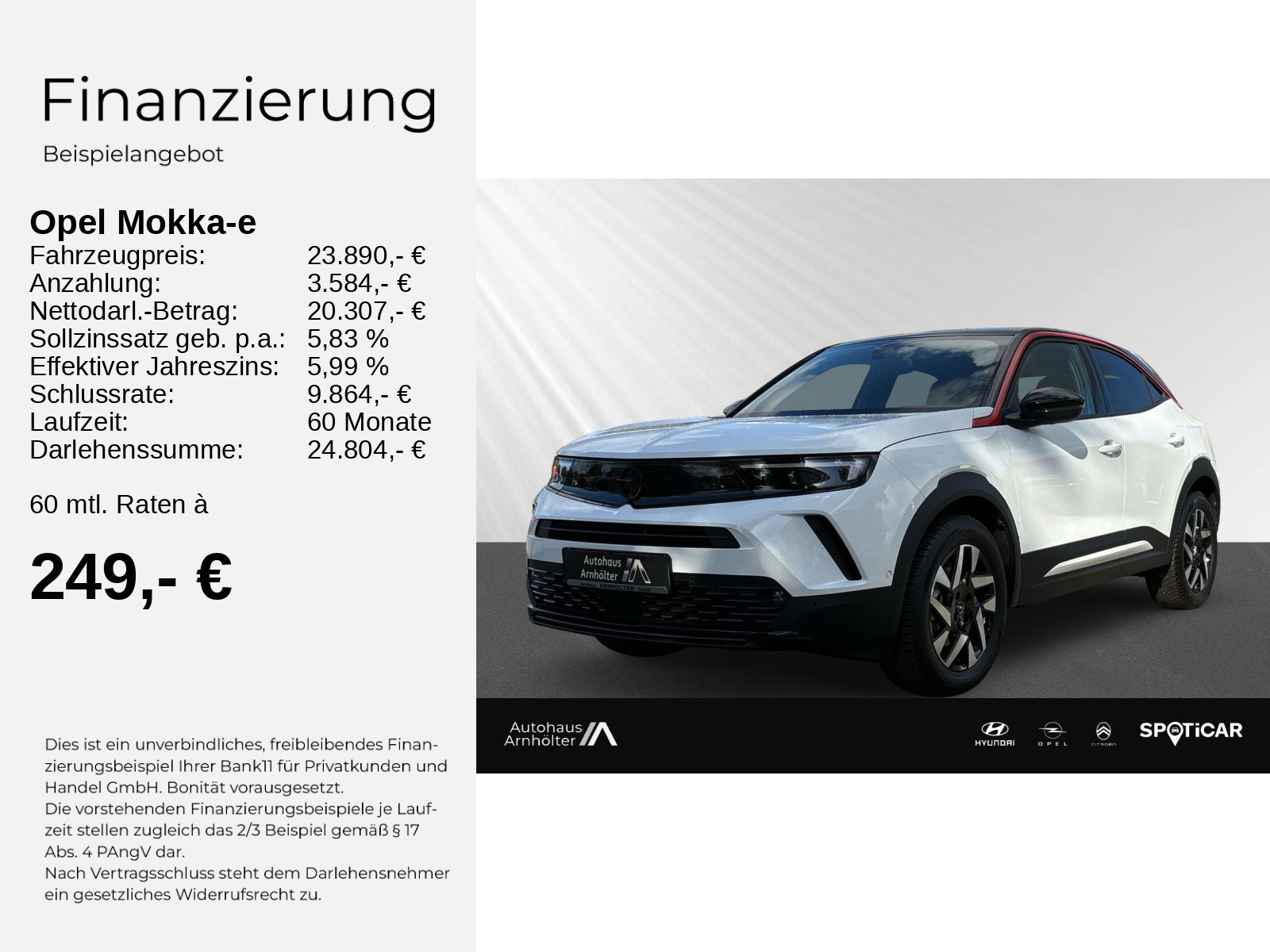 Mokka-e GS Line +CAM+PDC+TOTW+SITZHEIZ+LED+