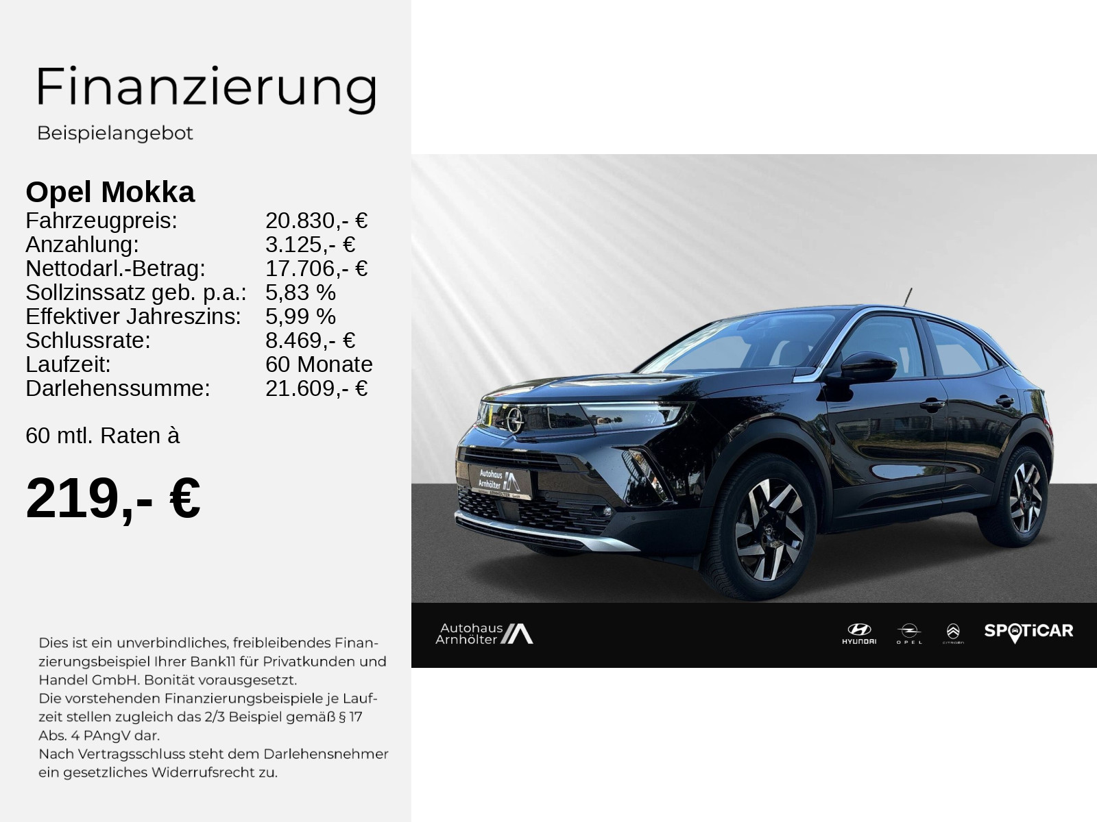 MOKKA 1.2 AT8 ELEGANCE NAVI+KAMERA+PDC+SHZ+LED+