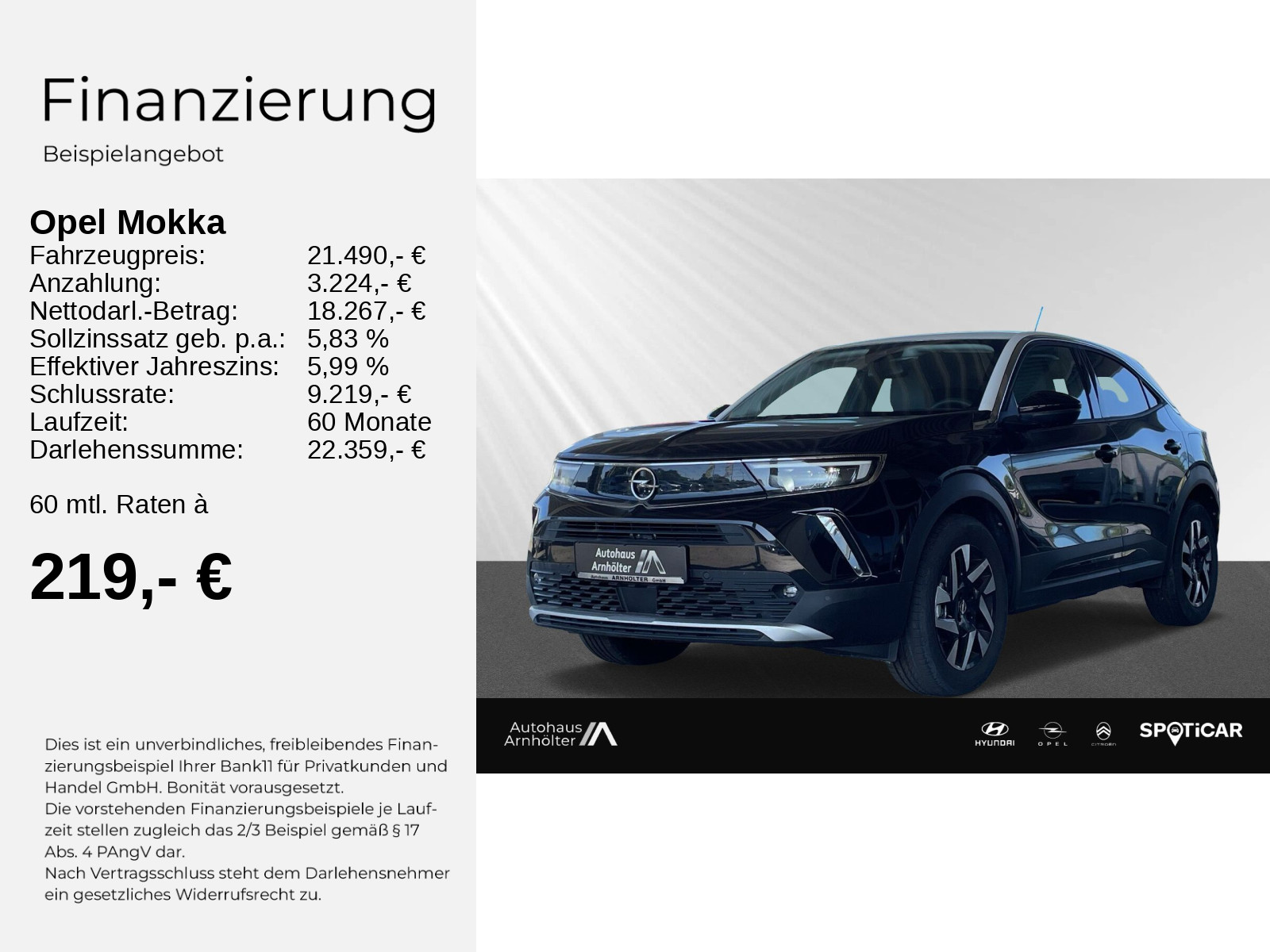 Mokka Elegance 1.2 KLIMA+PDC+KAMERA+SHZ+LHZ+LED+