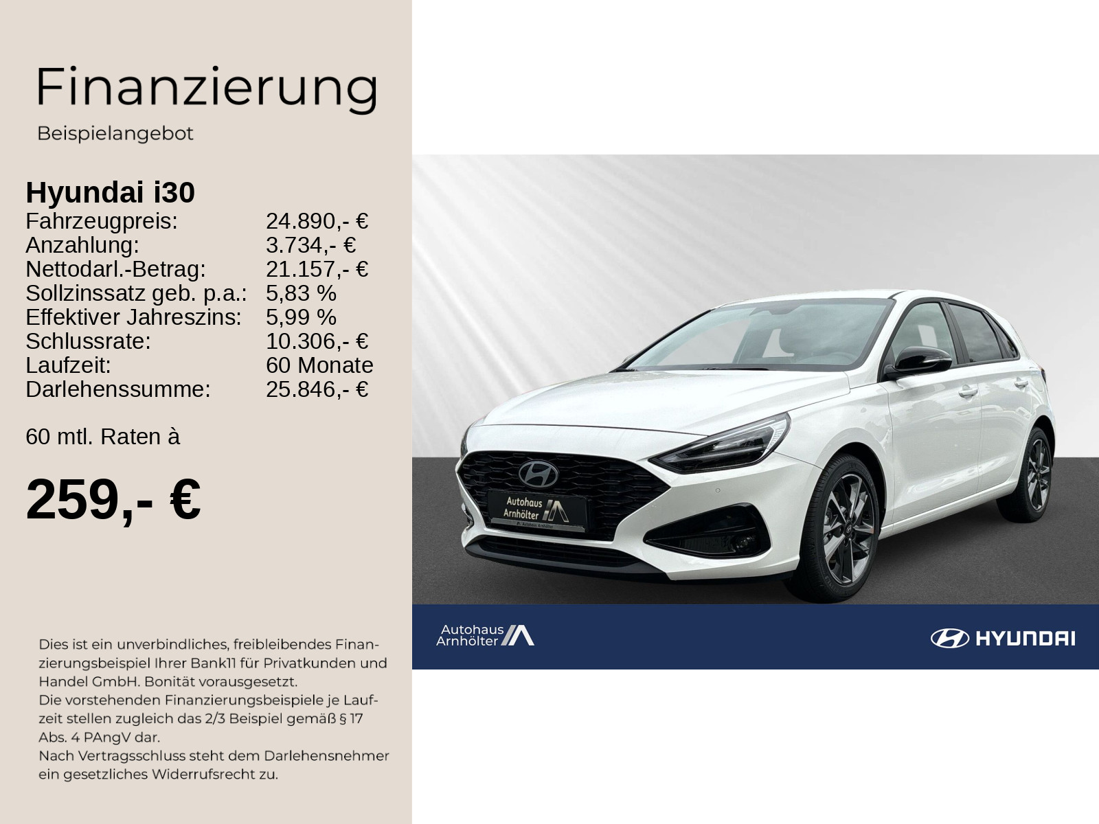 i30 5T MY25 1.0 7-DCT 2WD ADVANTAGE Plus- Paket+