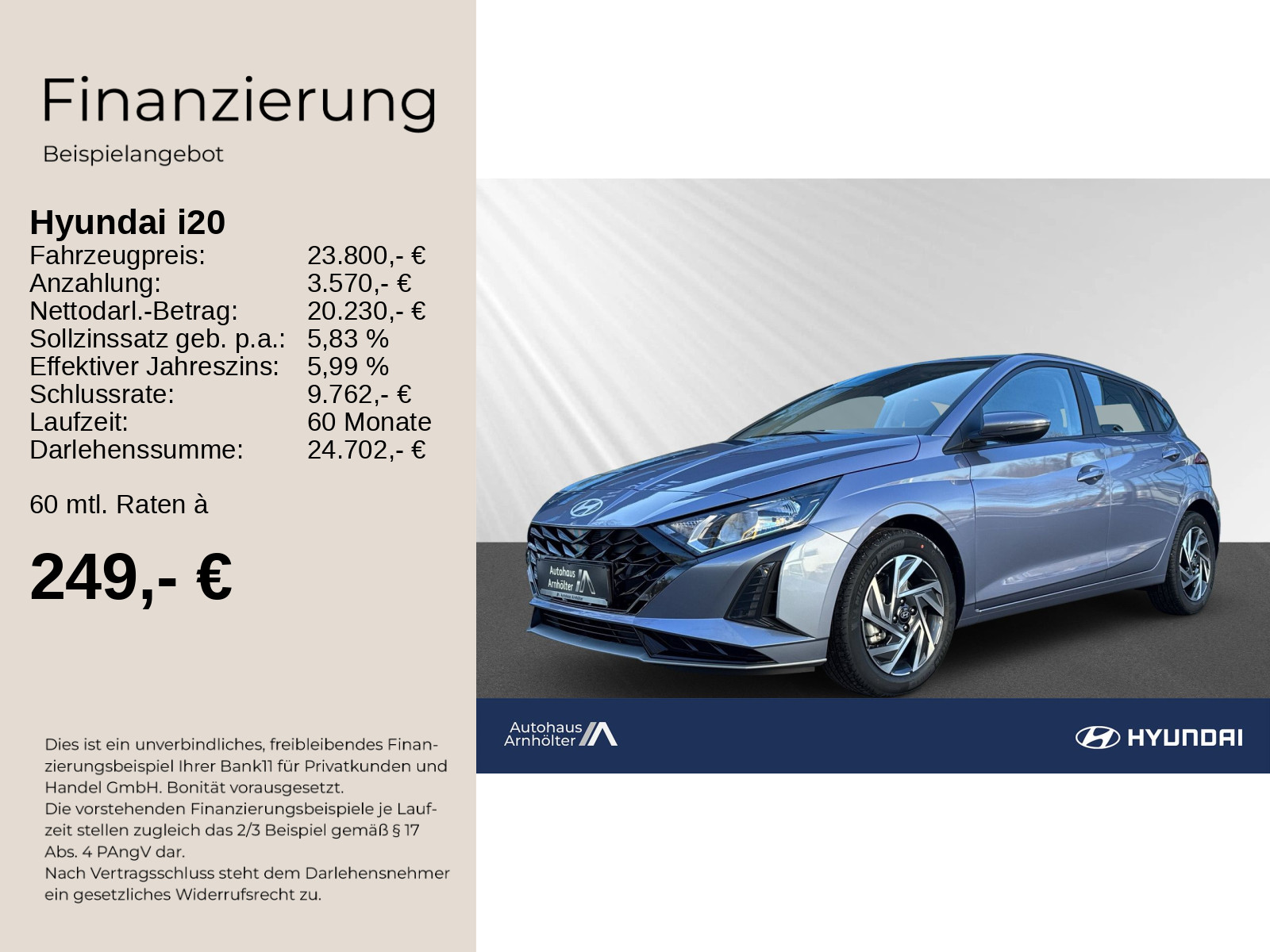 i20 FL MY25 T-GDI 100 PS 6-MT 2WD Trend+KOMFORTP