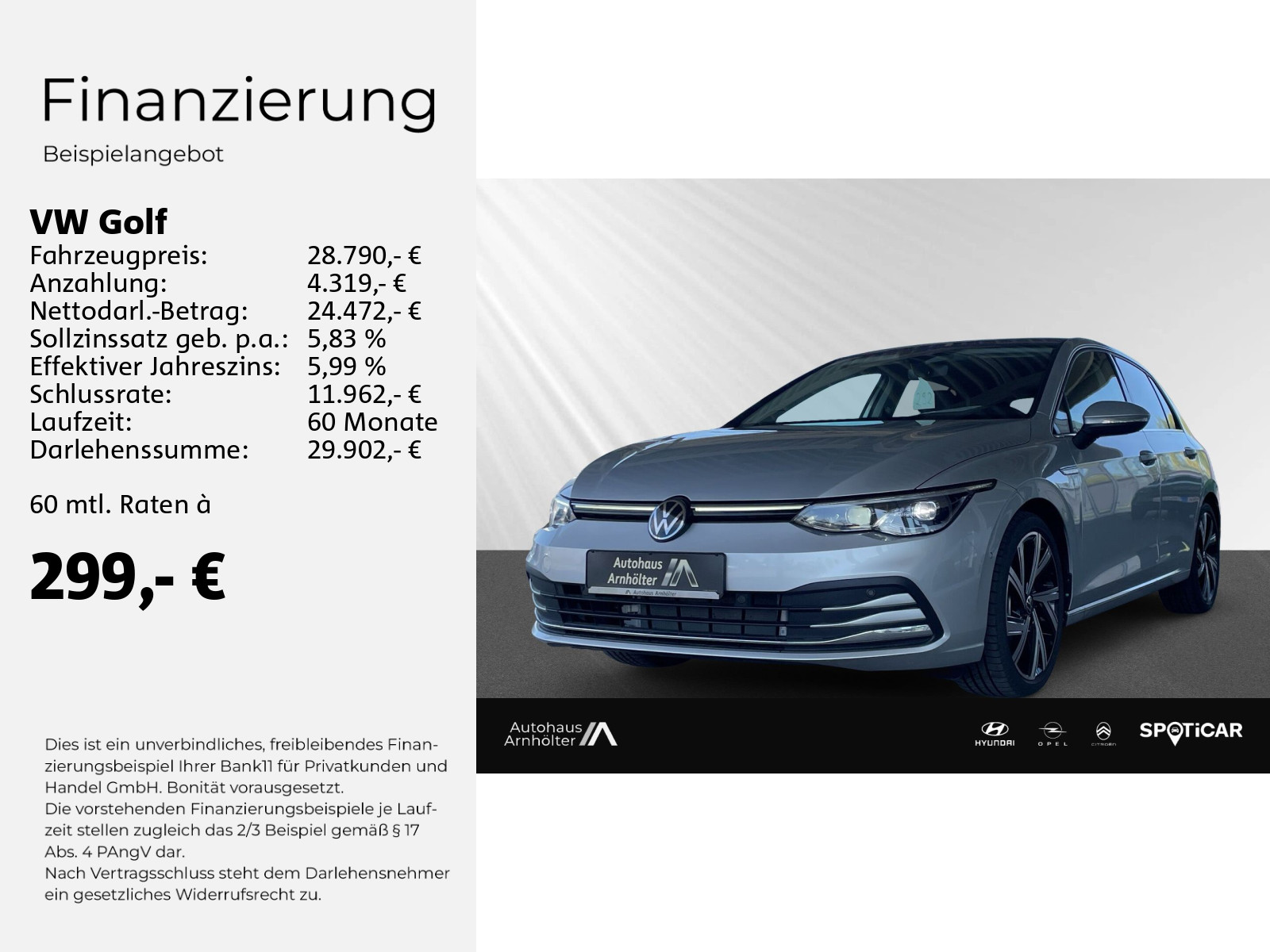 Golf VIII 1.5 eTSI STYLE KLIMA+PDC+KAMERA+SHZ+++