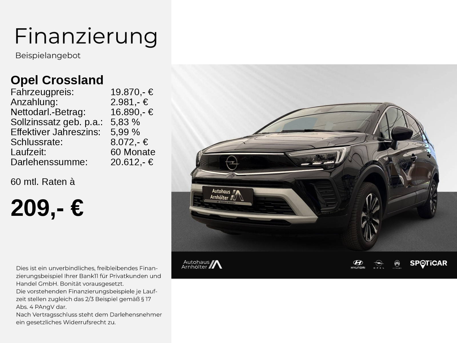 CROSSLAND ELEGANCE 1.2 TURBO+PDC+CAM+KLIMAAT+NAV