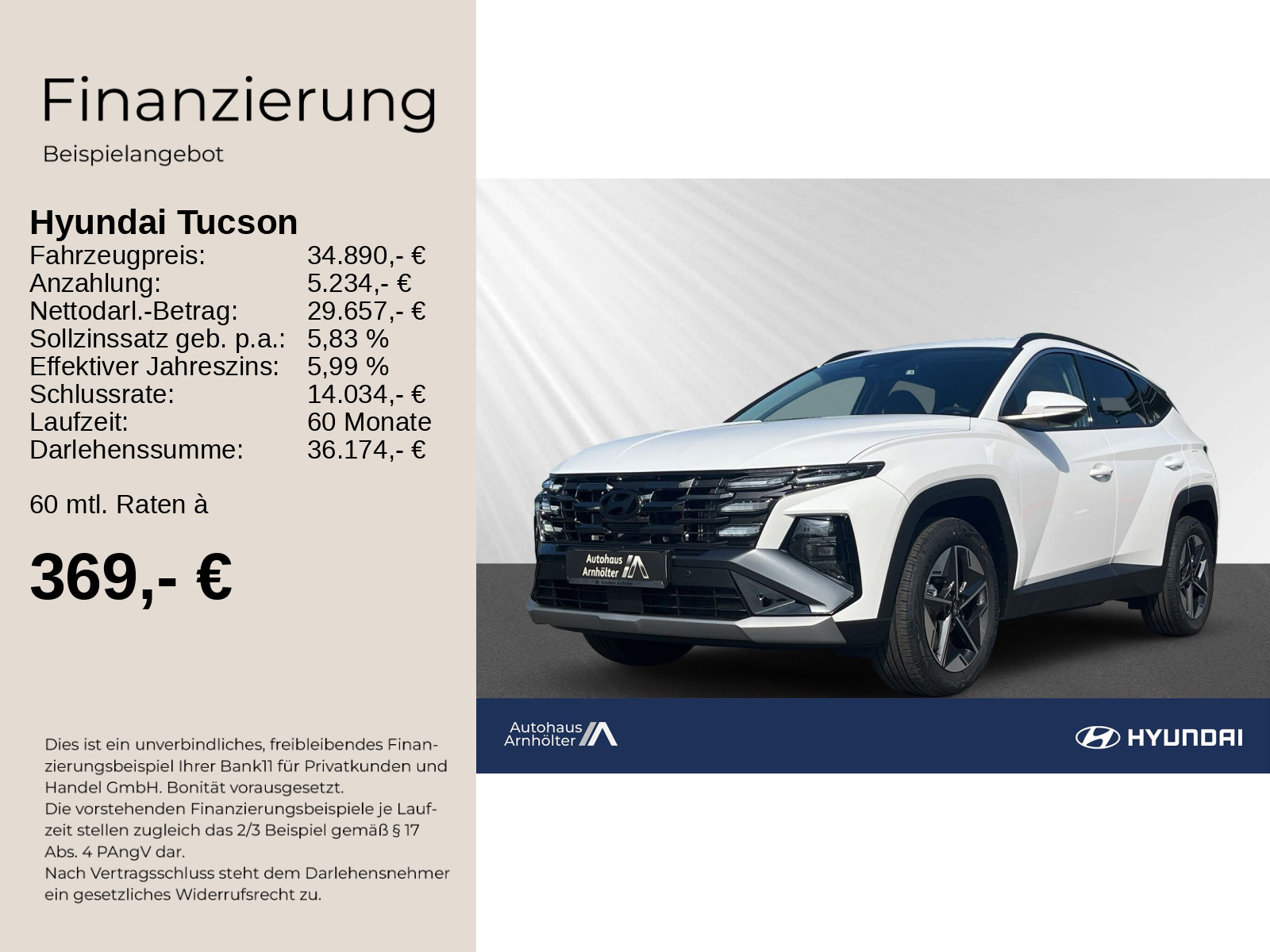 TUCSON FL MY25 1.6 T-GDI 48V 7-DCT 2WD TREND+LED