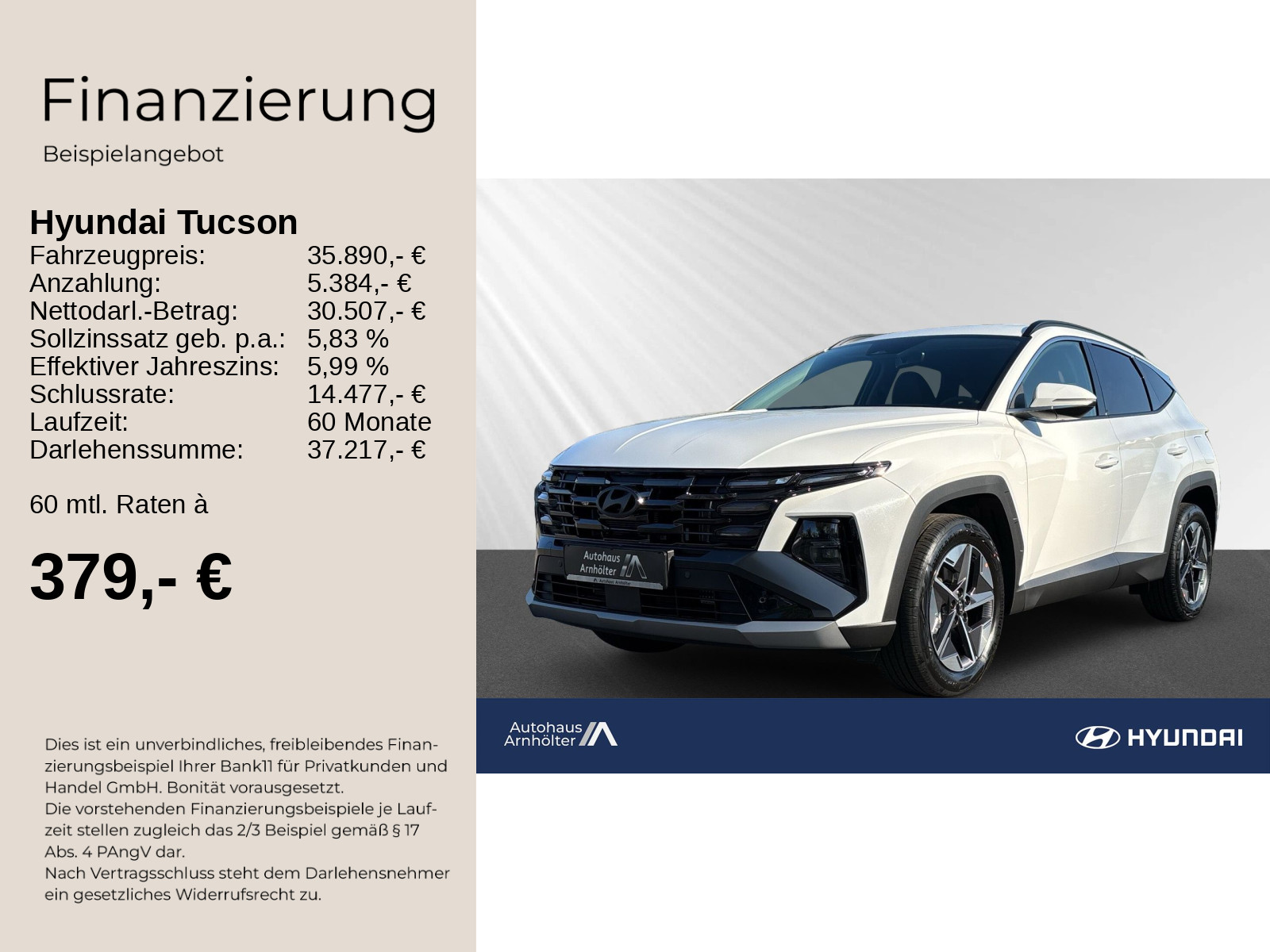 TUCSON MY25 1.6 T-GDI 7-DCT 2WD TREND +LED-Paket