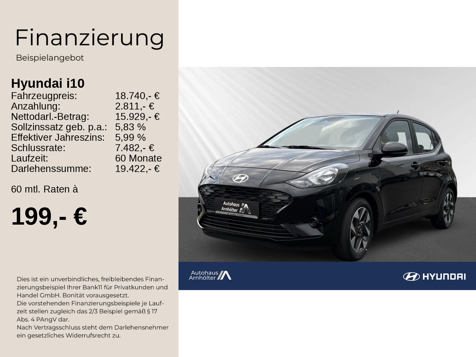 i10 MY25 1.0 A/T TREND +KOMFORTPAKET+NAVI+KAMERA
