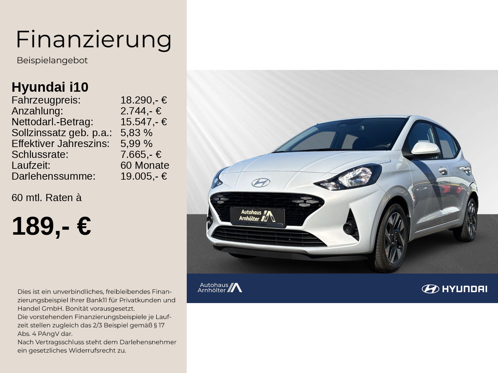 i10 MY25 1.0 A/T Trend+NAVI+KAMERA+CARPLAY+PDC+