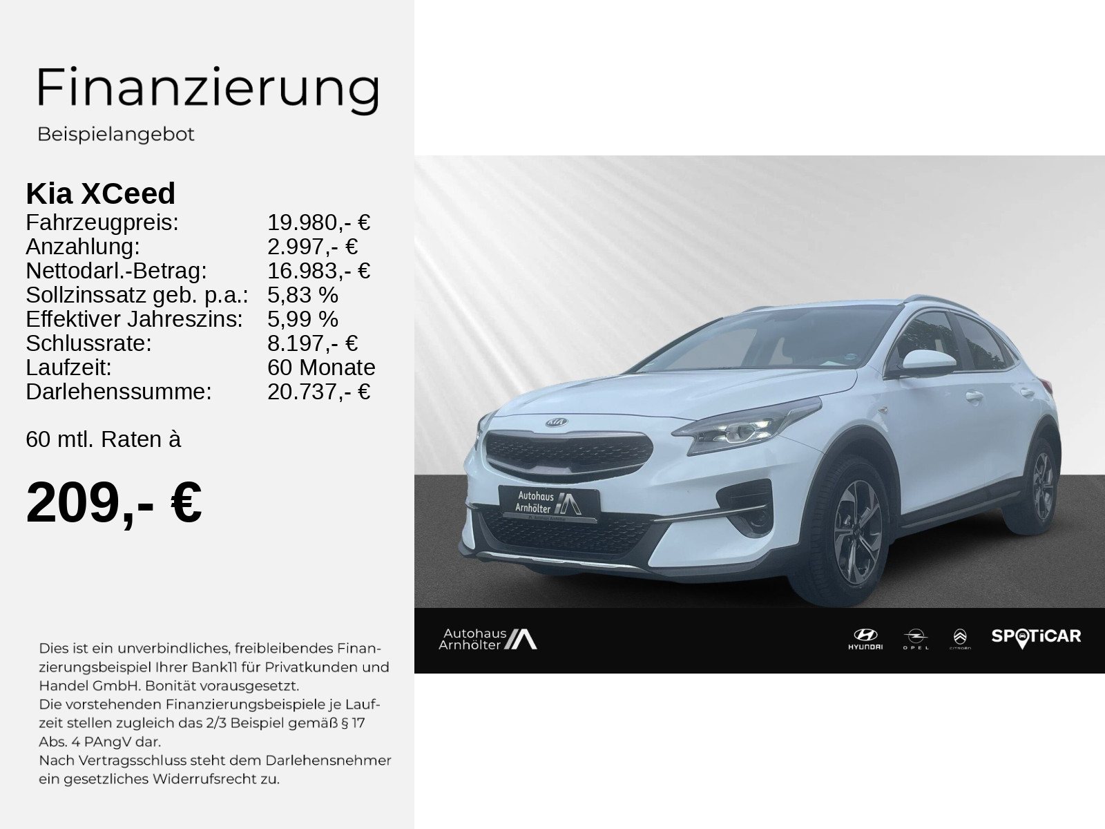 XCeed 1.5 T-GDI Spirit+LANE+PDC+CAM+KLIMAAT+