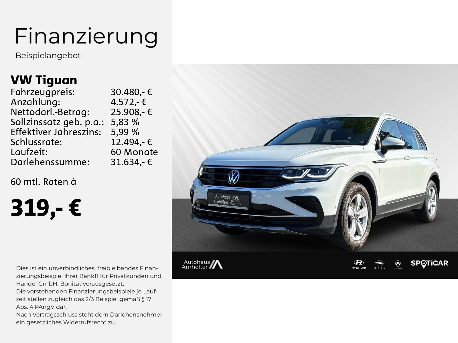 Tiguan Elegance 1.5+NAV+PDC+CAM+KLIM+