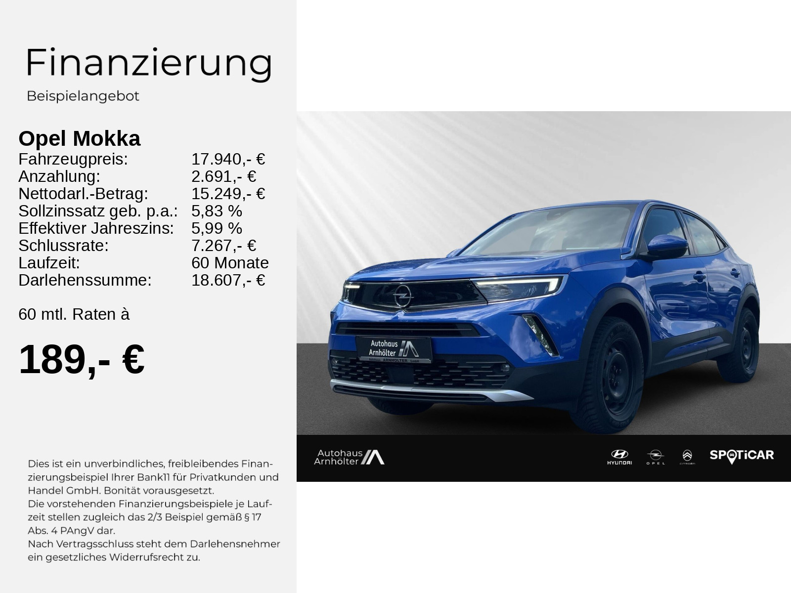 Mokka Business Elegance 1.2+SHZ+LHZ+CAM+PDC+NAV+