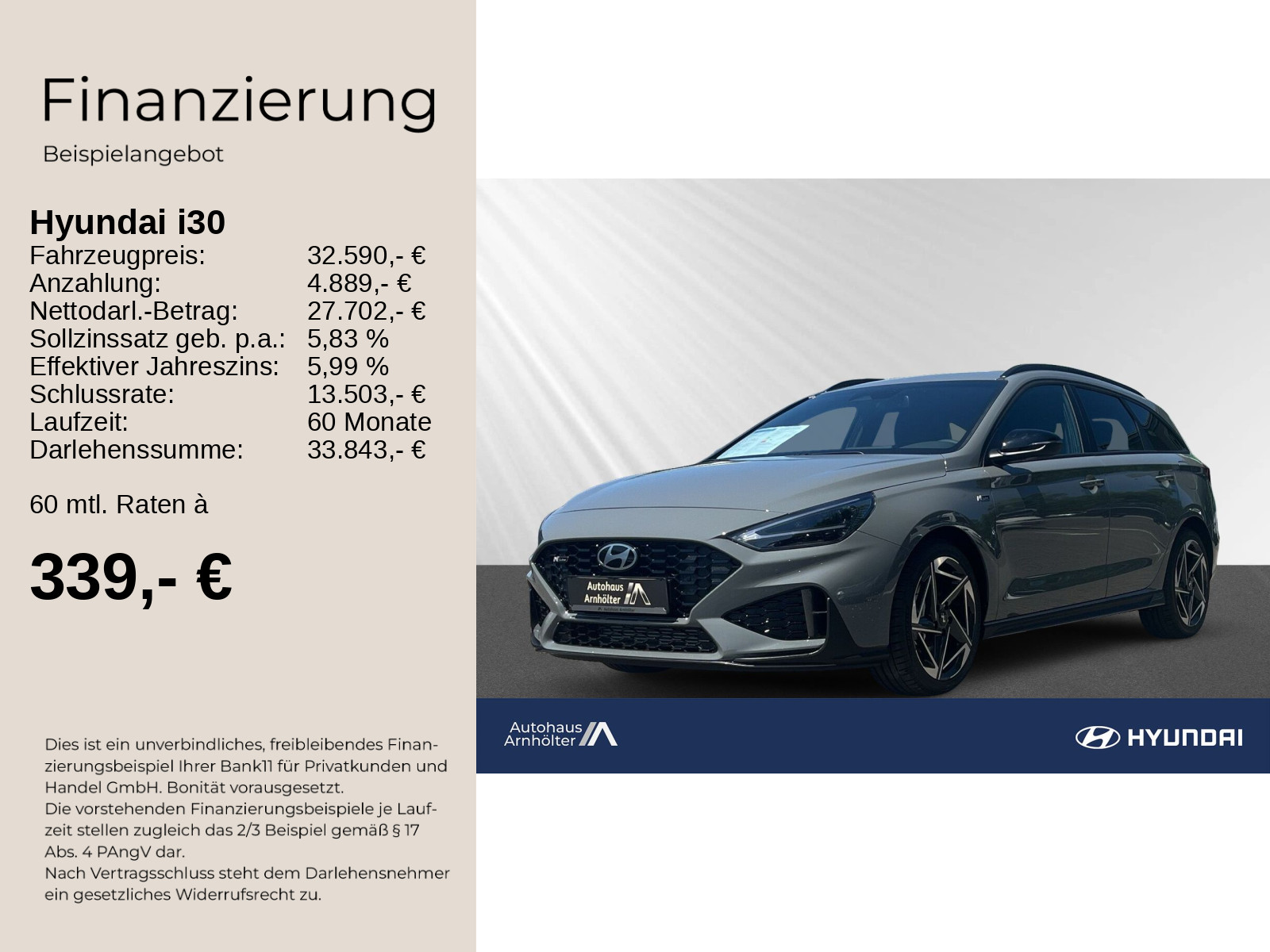 i30 FL Kombi MY25 1.5 48V 7-DCT 2WD N LINE+SITZP