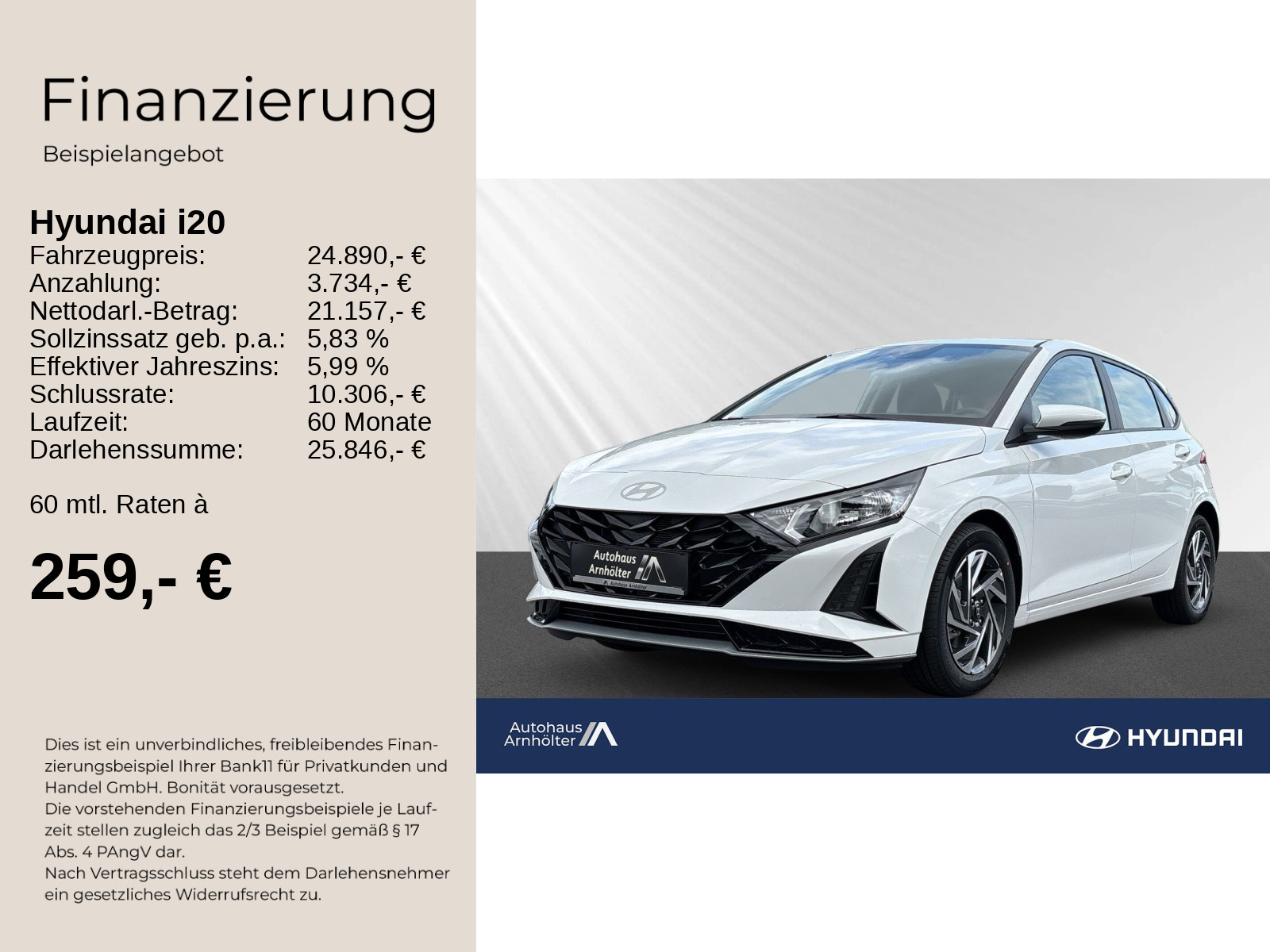 i20 MY25 1.0 T-GDI 100PS 7-DCT Trend+KOMFORTPAKE