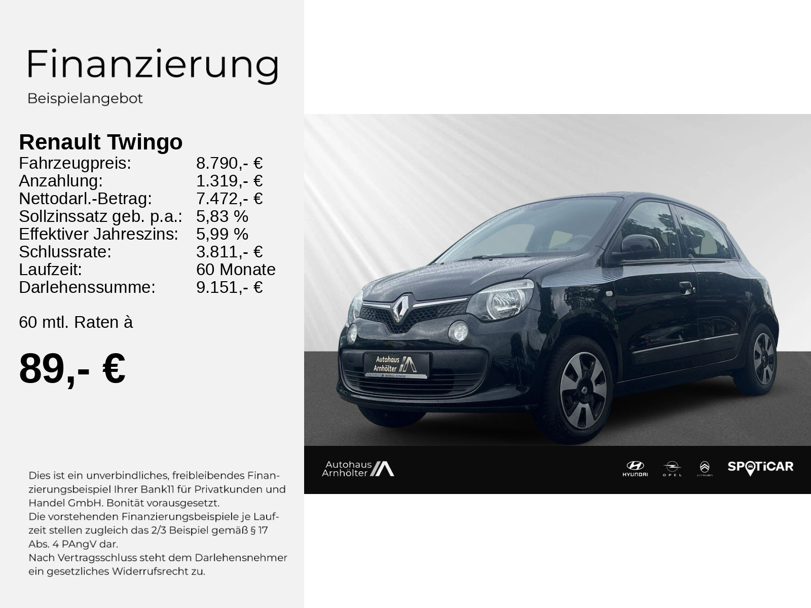 Twingo 1.0 SCe 70 Liberty