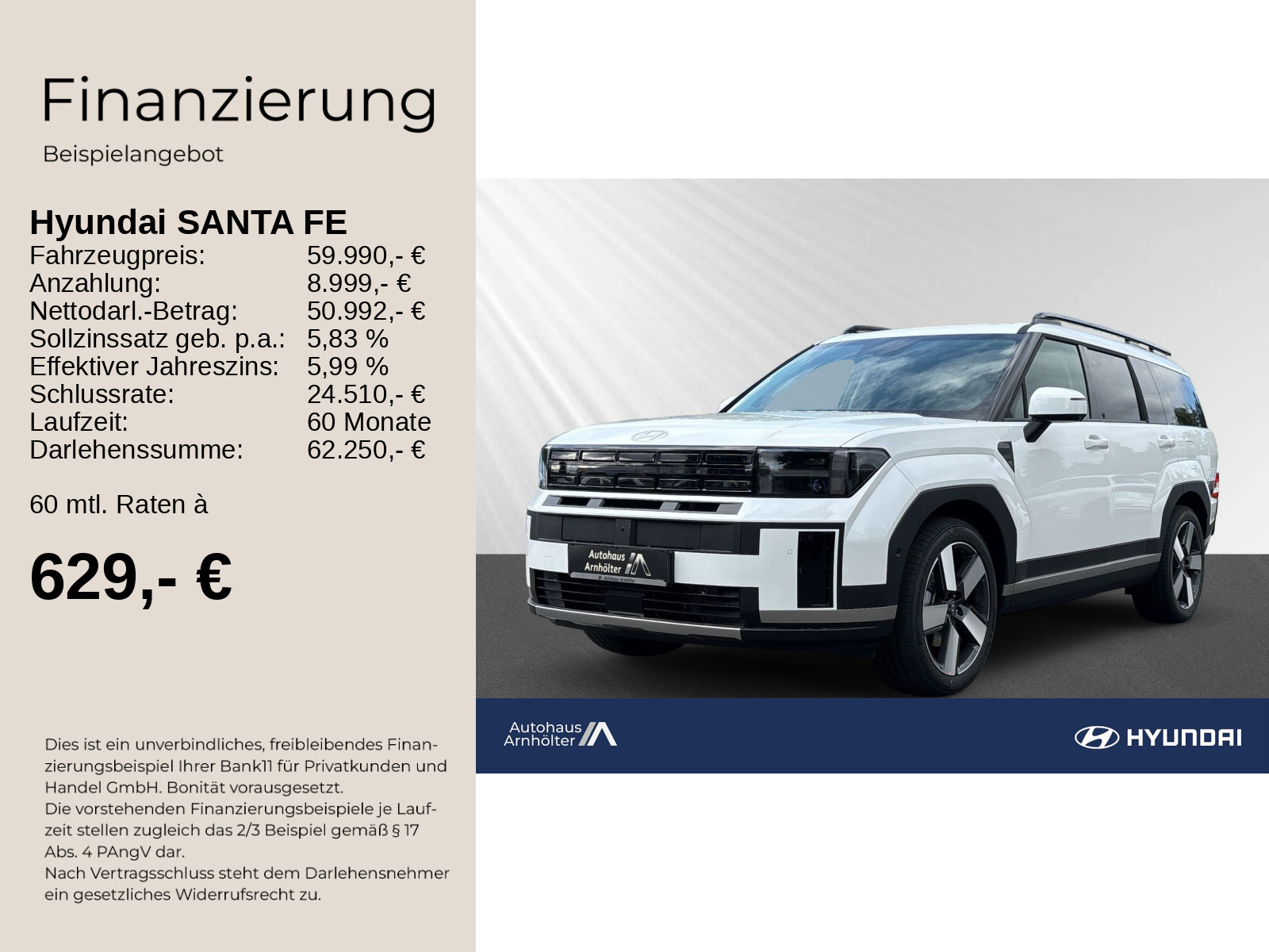 SANTA FE PHEV 1.6T-GDi Signature+Komfort+Technik