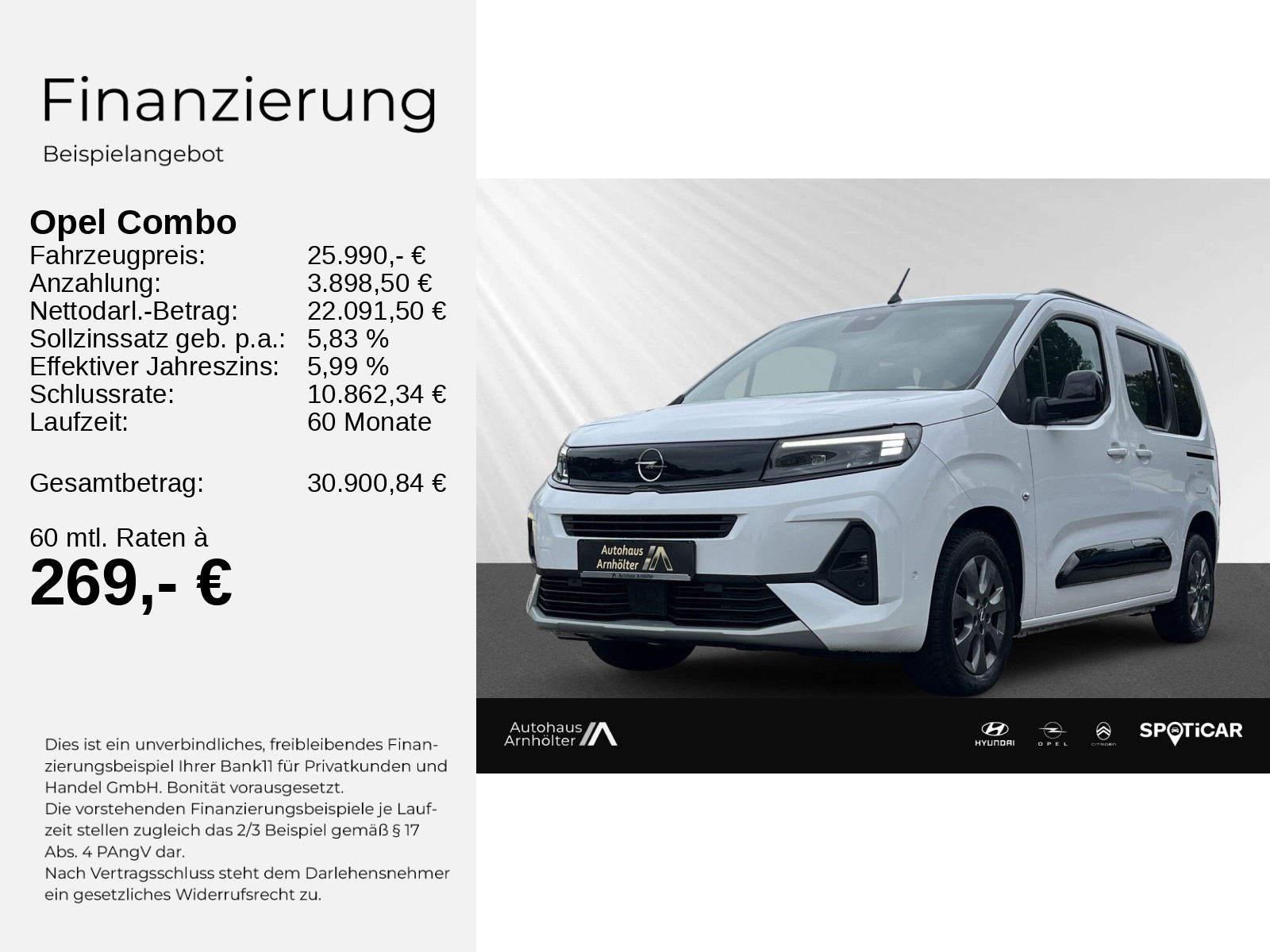 COMBO E GS 1.5 +DIESEL++CARPLAY+SHZ+PDC+KAMERA++