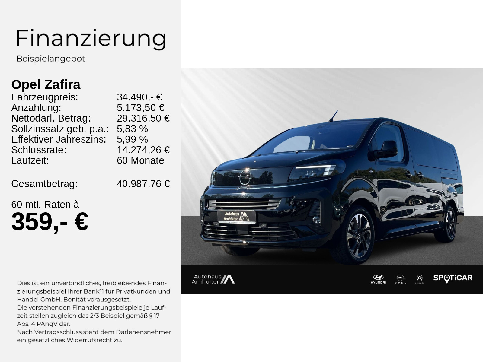 ZAFIRA EDITION XL 2.0 DIESEL AT8+PDC+CAM+CARPLAY