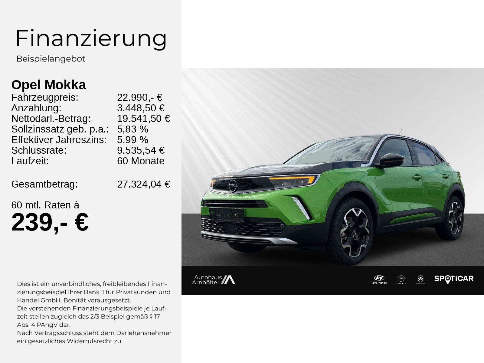 Mokka-e Ultimate 100KW KLIMA+PDC+KAMERA+AT+
