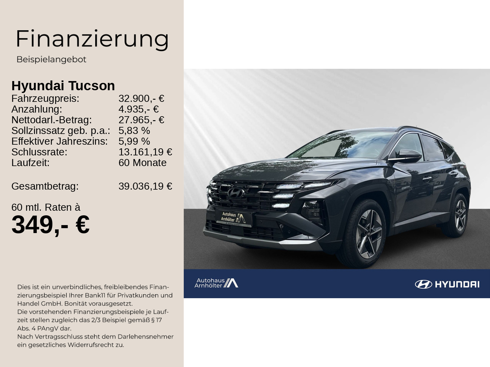 TUCSON MY26 1.6 T-GDI 150 PS 7-DCT 2WD Trend +LED