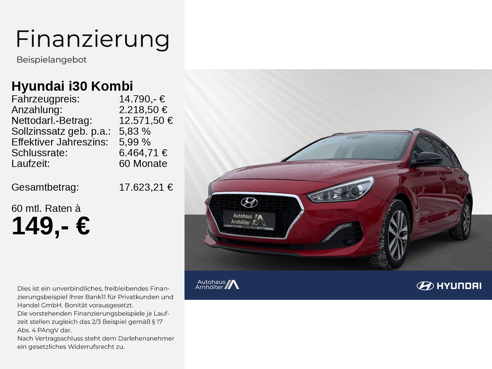 i30 Kombi YES! 1.4 Benzin Turbo 7DCT +SHZ+LHZ+LM