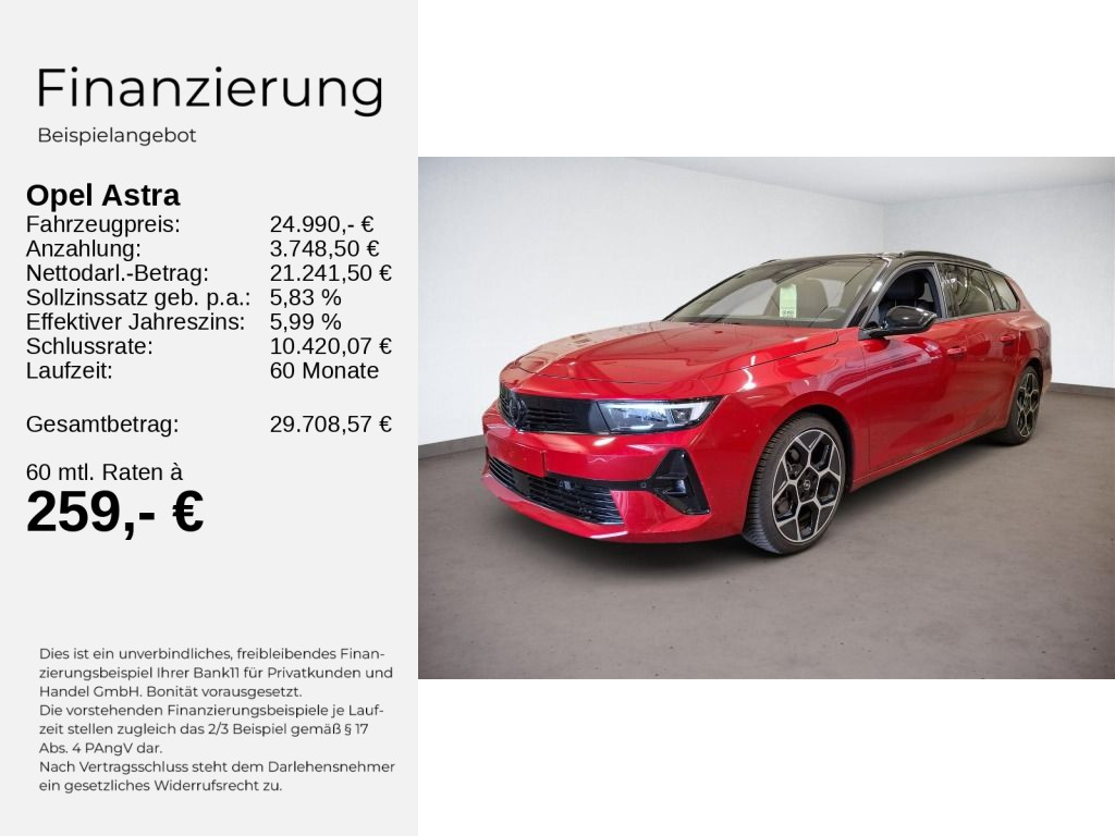 Astra L ST ULTIMATE 1.2 KLIMA+PDC+KAMERA+SHZ+LHZ