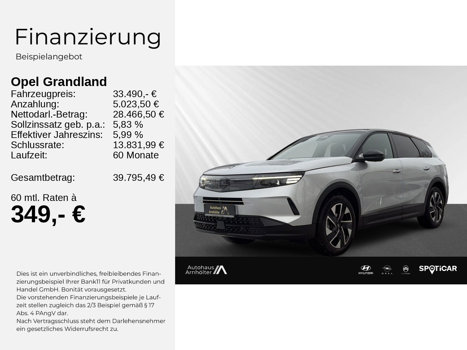 Grandland B GS 1.2Hybrid 48V100kW eDCT6 AppleCar