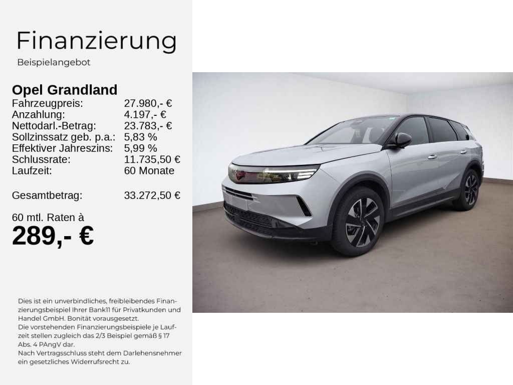 Grandland B GS 1.2 Hybrid 48V+PANORA+SHZ+LHZ+FHZ