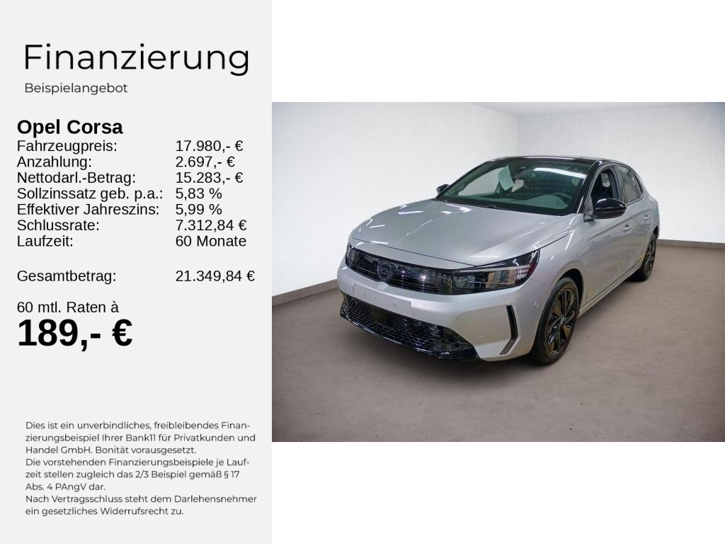 Corsa F GS 1.2 Hybrid 48V 100kW eDCT6+AppleCare+