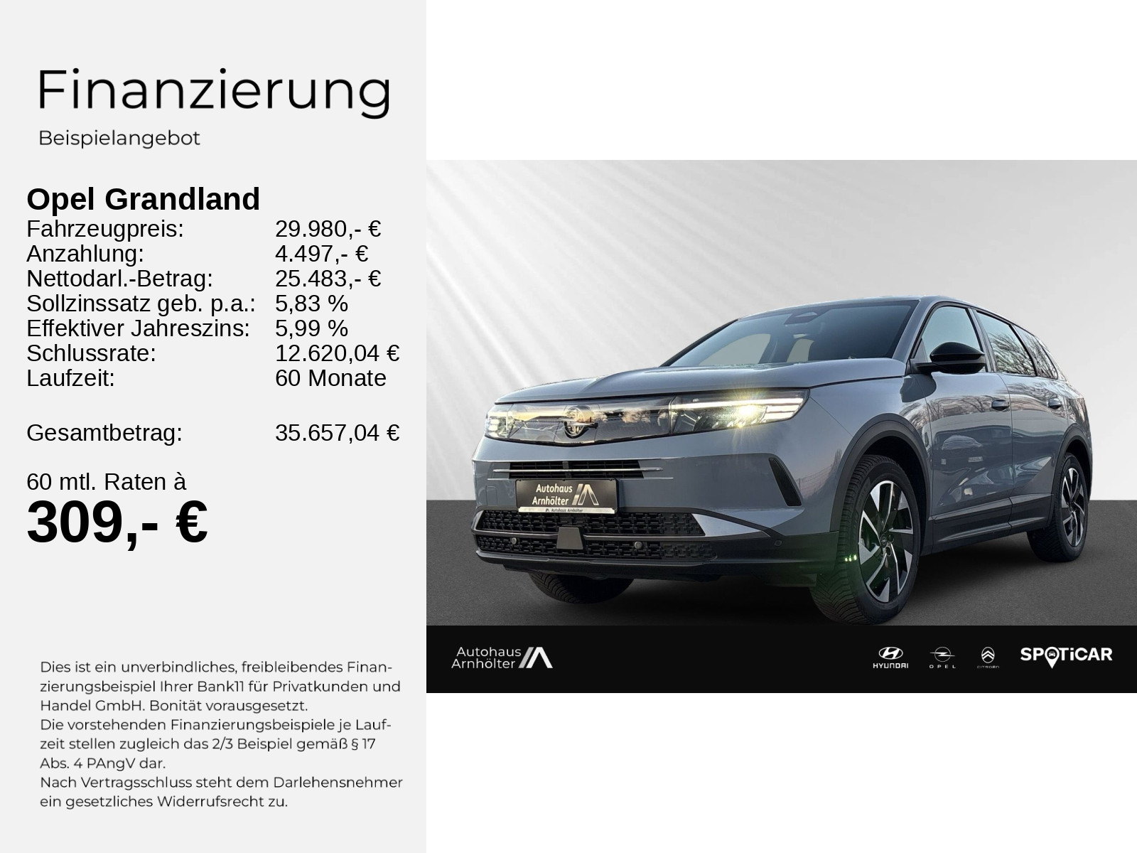 Grandland B Edition 1.2 Hybrid 48V 100kW eDCT6+SHZ+LHZ+NAVI++