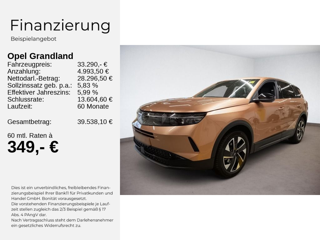 Grandland B GS 1.2 Hybrid 48V eDCT6+SHZ+LHZ+NAV+