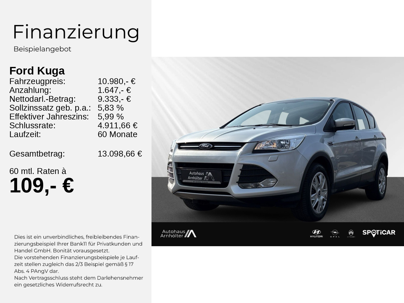 Kuga 1.6 EcoBoost Trend 4x2+SHZ+PDC+KLIMA+BORDC+