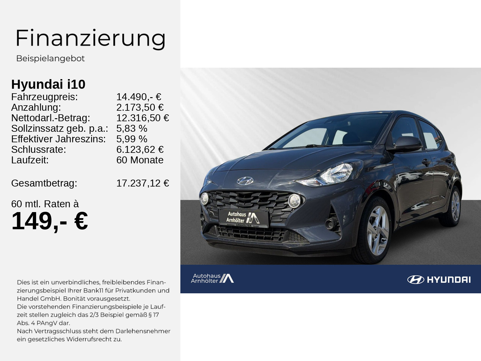 i10 1.2 84PS A/T TREND +CARPLAY+ALLWETTER+SITZHZ