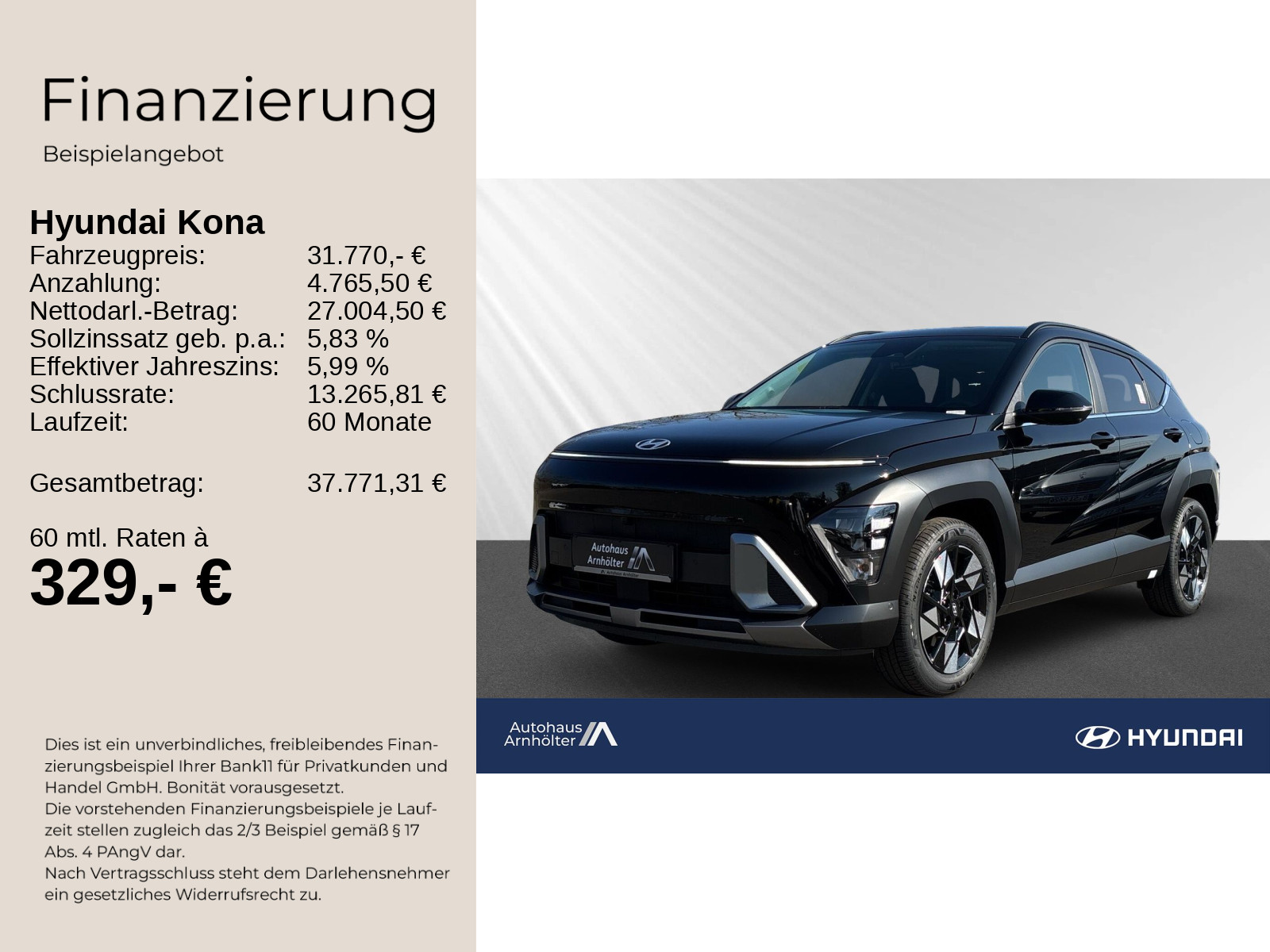 KONA MY26 HEV 1.6 138 PS DCT Trend+ASP+el.Heck++