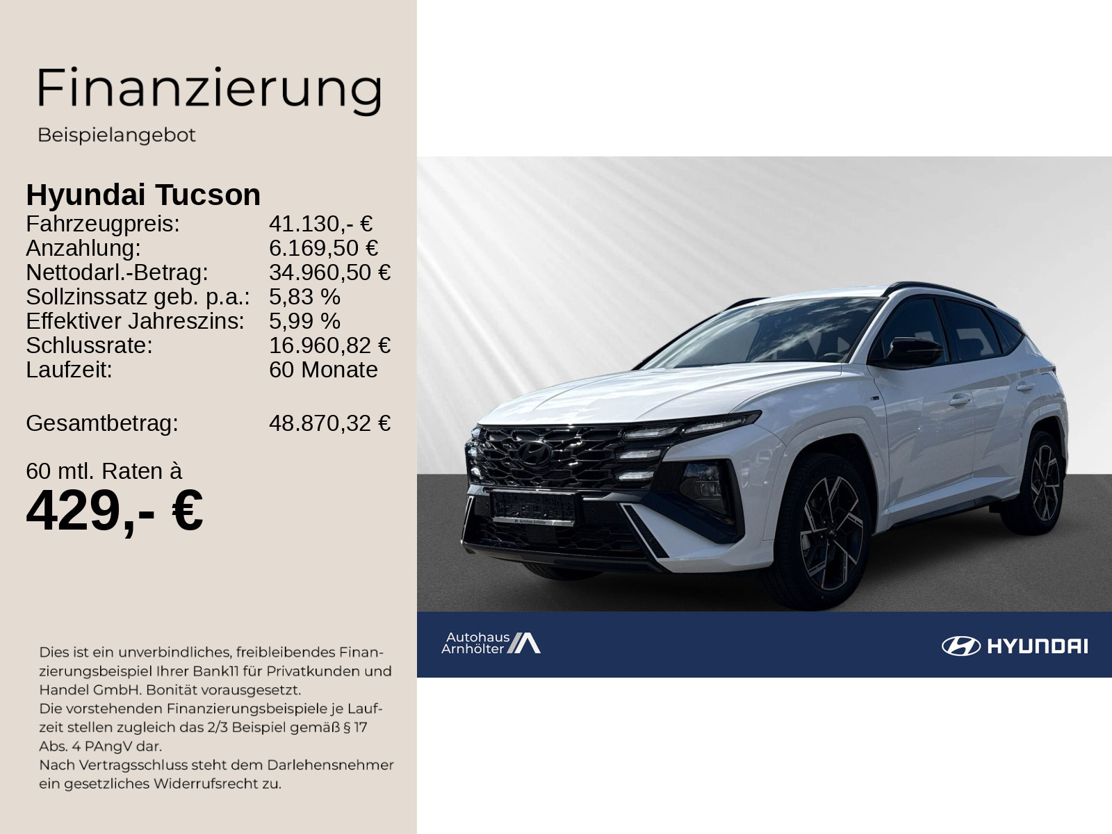 TUCSON HEV MY26 1.6 T-GDi 239 PS 6-AT 2WD N Line