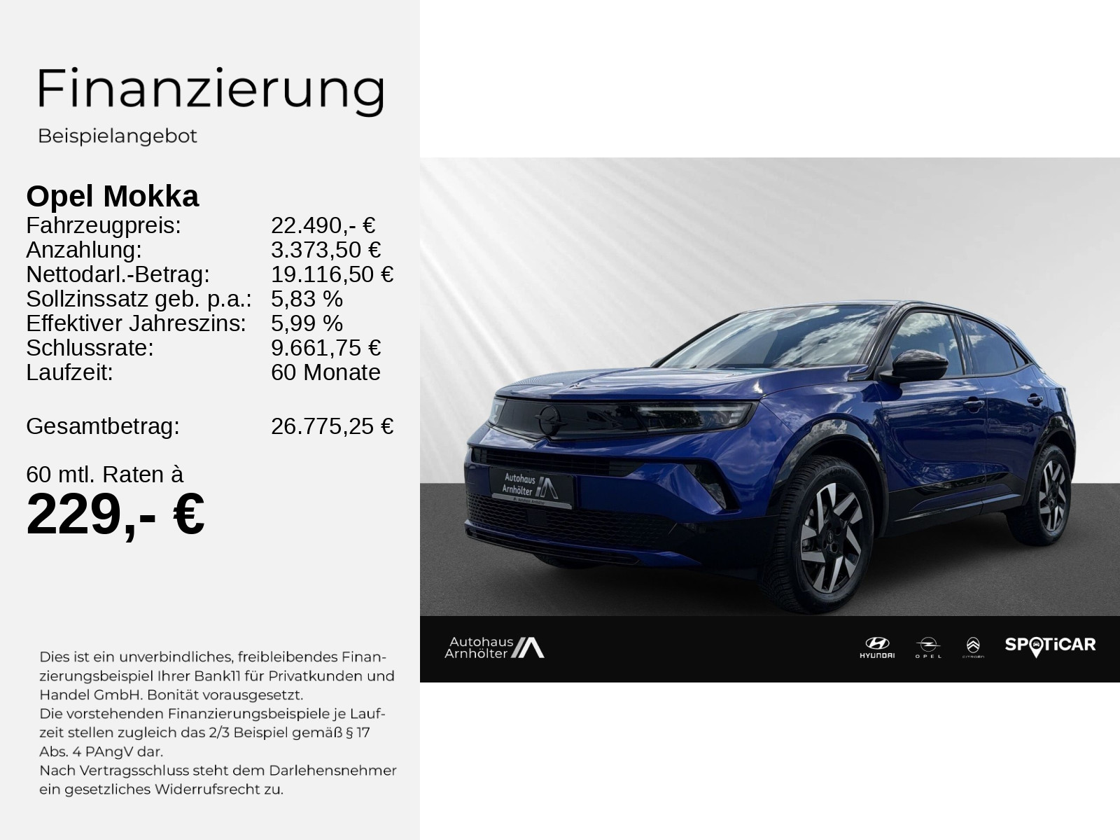 Mokka B GS 1.2 Turbo S/S 96kWAT8+KAMERA+SHZ+BLUE