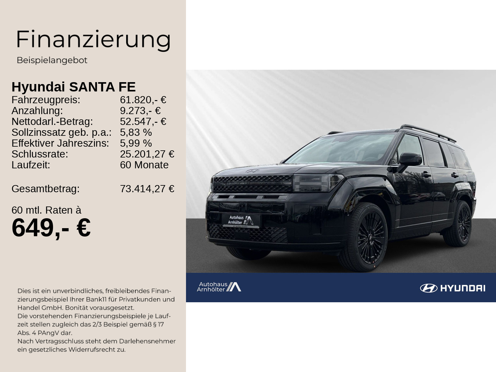 SANTA FE HEV 5S MY26 1.6 6AT 2WD Blackline +Dach