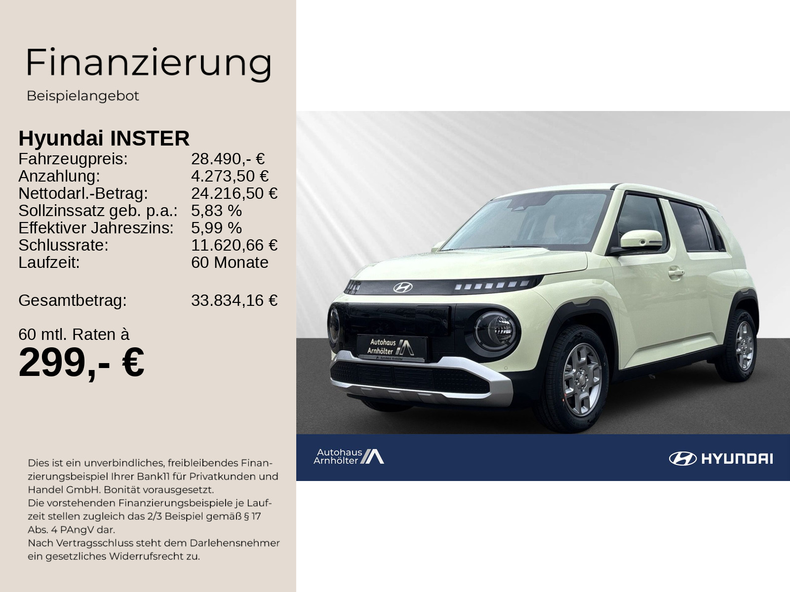 INSTER EV MY25 42 kWh 97 PS TREND Effizienz-P+NAV