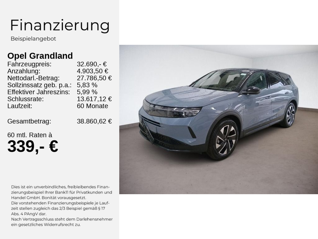 Grandland B GS 136PS Hybrid 48V eDCT6+ALLWETTER+