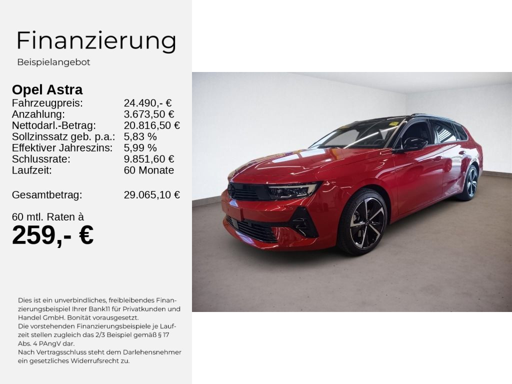 Astra L ST GS 1.2 HYBRID KLIMA+PDC+KAMERA+SHZ+AT