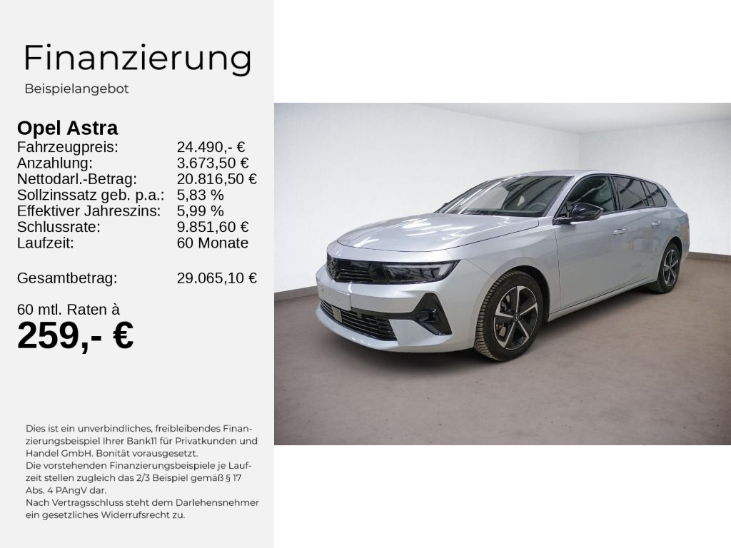 Astra L ST GS 1.2 KLIMA+PDC+KAMERA+SHZ+LHZ+LED++