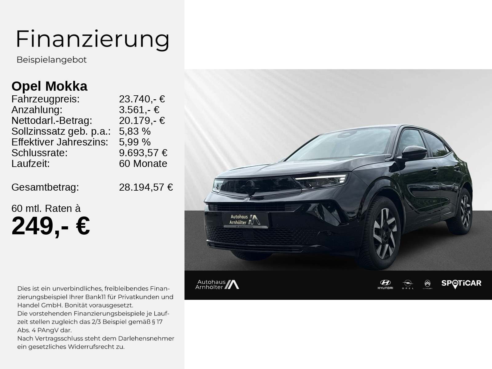 Mokka B GS 1.2 Hybrid 48V 100KW +eDCT6+SHZ+NAVI+