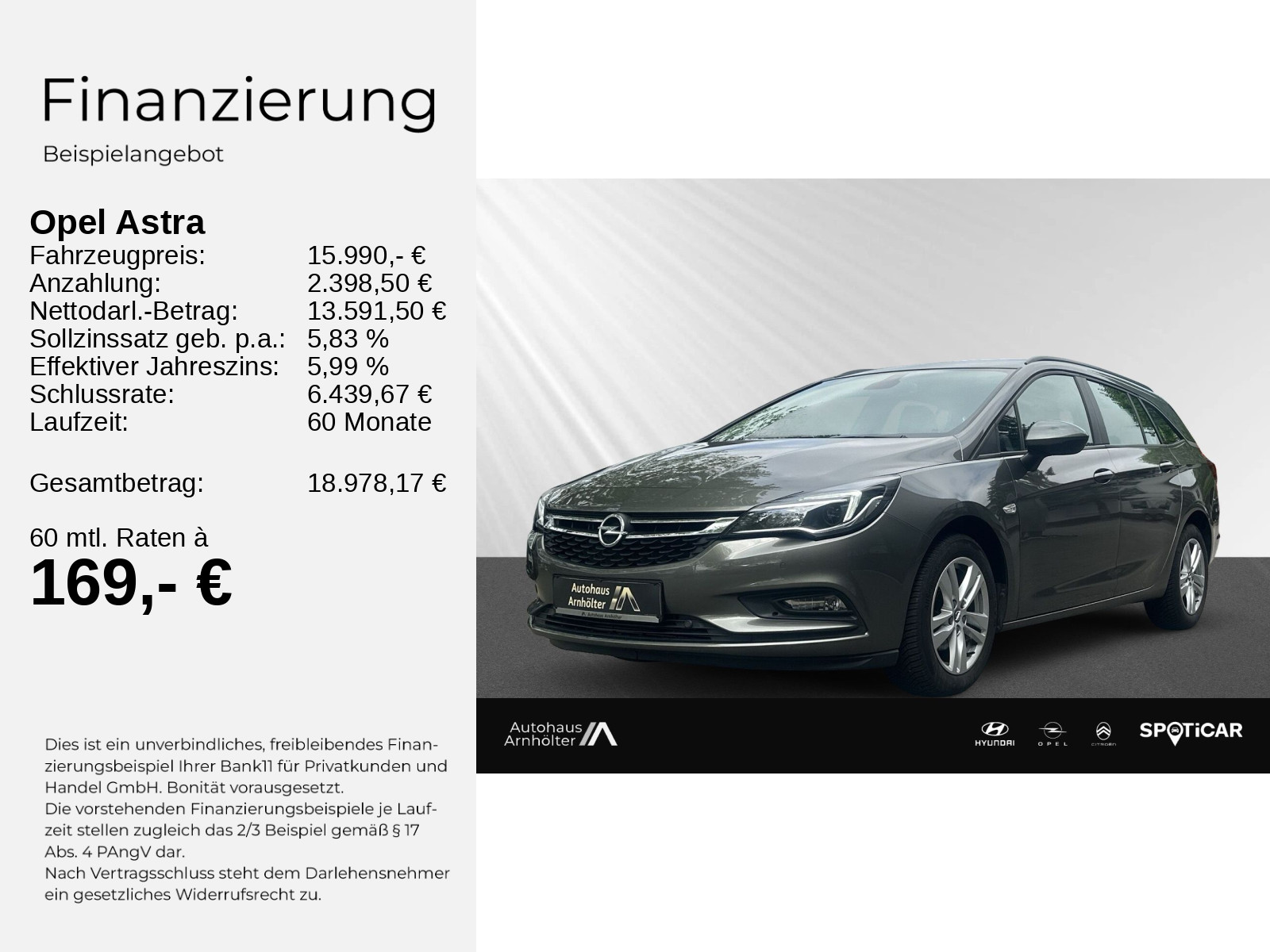 Astra K Sports Tourer 1.4 Turbo *120 Jahre*