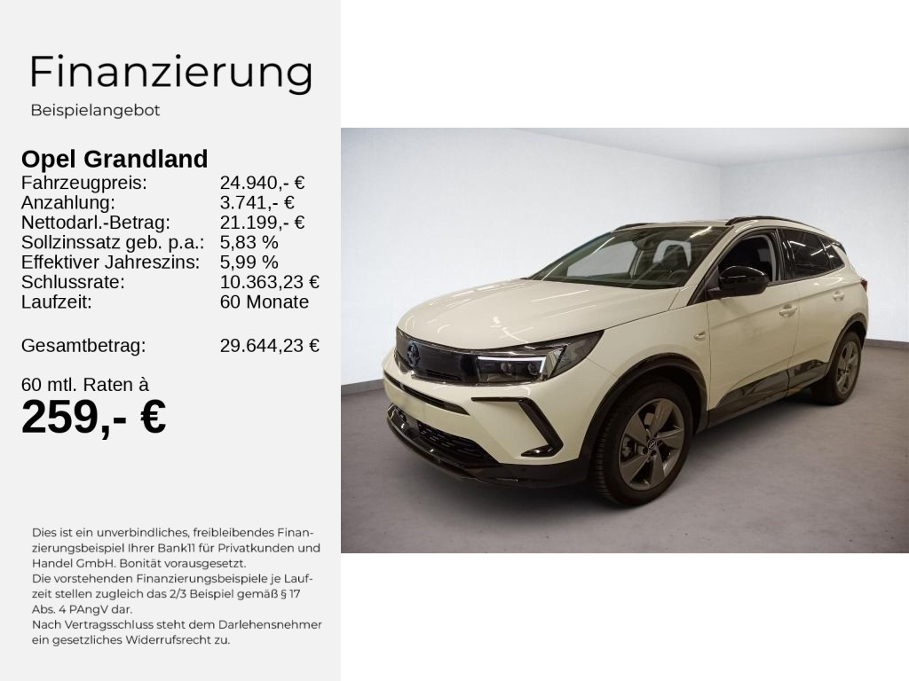 Grandland GS 1.2 KLIMA+PDC+KAMERA+SHZ+LHZ+LED+AT