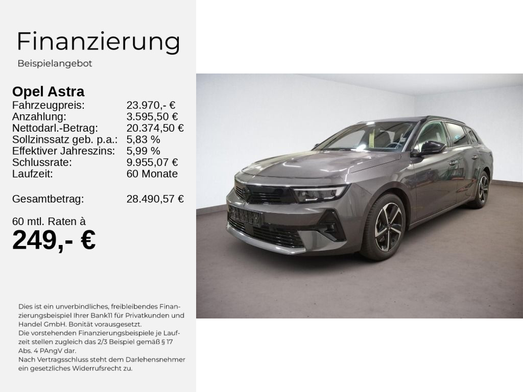 Astra L ST GS 1.2 KLIMA+PDC+KAMERA+SHZ+LHZ+LED++