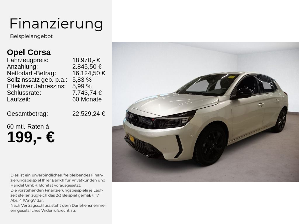 Corsa F GS 1.2 Hybrid 48V 74KW eDCT6+SHZ+KAMERA+