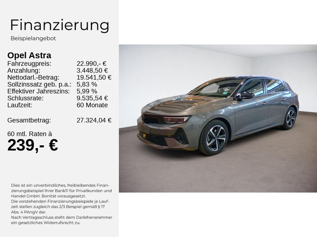 Astra L 5-T GS 1.2Turbo 130PS AT8+PANORA+HEADUP+