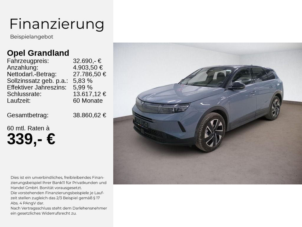 Grandland B GS 1.2 Hybrid 48V100kW eDCT6+KAMERA+